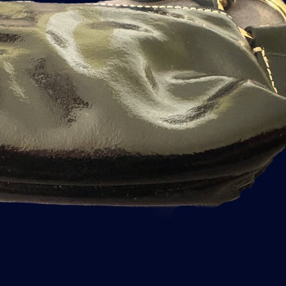 Dooney & Bourke Black Patten-Leather Florentine Wristlet with Bag Charm  NWOT - Picture 12 of 12